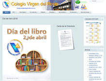 Tablet Screenshot of colegiovirgendelrocio.es